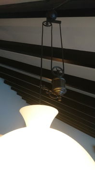 Te koop: Opaline hang lamp - 5