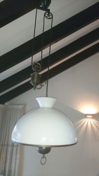 Te koop: Opaline hang lamp - 6