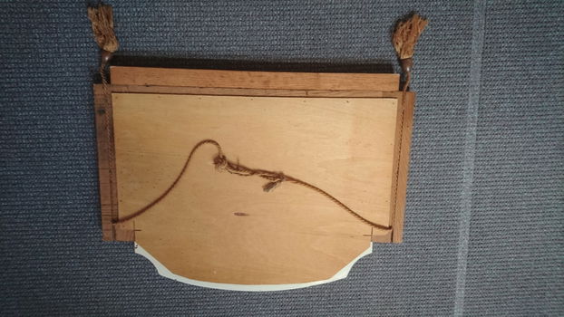 Te koop: Oude Houten Spiegel - 1