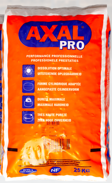 Zout, Axal ongeveer 44,5 kg, gerecupereerd uit waterontkalker