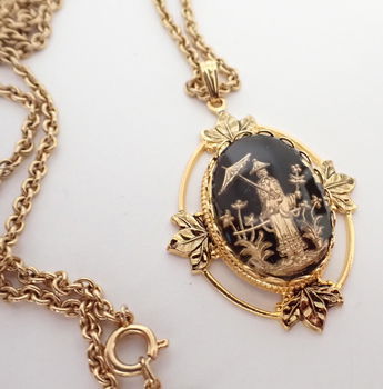 Ketting met schitterende hanger - 3