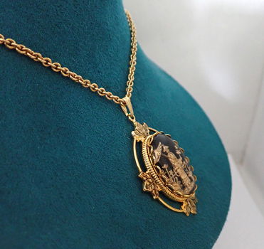 Ketting met schitterende hanger - 4