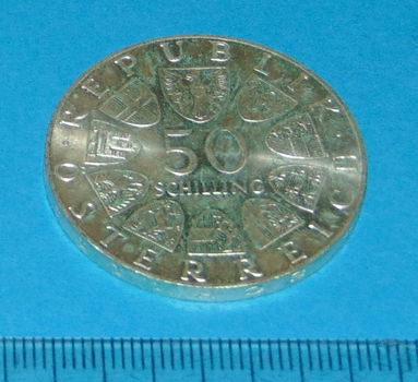 Oostenrijk - 50 schilling 1974 - 125jr Gendarmerie - zilver - 0