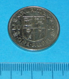 Mauritius - 1 rupee 2016 - Pr