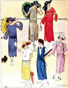 Zomermode - Delineator - juli 1922 - prent B