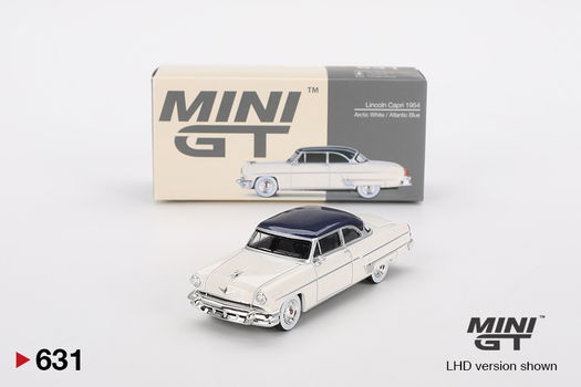 Mini GT 1/64 - Lincoln Capri 1954 white Mgt196 - 3