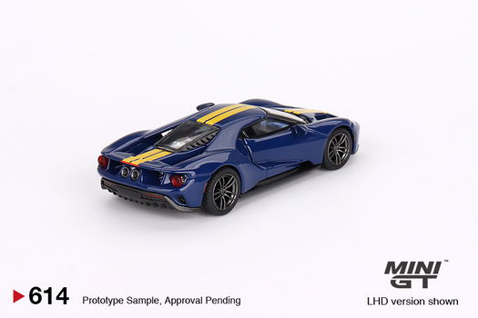 Mini GT 1/64 - Ford GT Sunoco Blue Mgt195 - 1