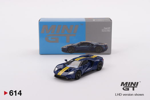 Mini GT 1/64 - Ford GT Sunoco Blue Mgt195 - 3