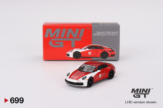 Mini GT 1/64 - Porsche 911 (992) Carrera S Safety Car 2023 IMSA Daytona 24 Hrs Mgt198 - 3