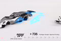 Mini GT 1/64 - Porsche 911 Turbo S Safety Car 2023 blauw Mgt204 - 0 - Thumbnail