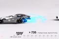 Mini GT 1/64 - Porsche 911 Turbo S Safety Car 2023 blauw Mgt204 - 2 - Thumbnail