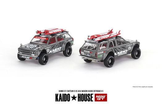 Mini GT 1/64 - Datsun 510 Wagon Kaido offroad Mgt206 - 1
