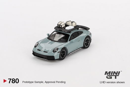 Mini GT 1/64 - Porsche 911 Dakar Shade Green Metallic Mgt214 - 0