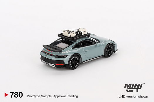 Mini GT 1/64 - Porsche 911 Dakar Shade Green Metallic Mgt214 - 1