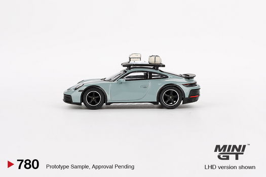 Mini GT 1/64 - Porsche 911 Dakar Shade Green Metallic Mgt214 - 2