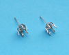 2 Oorstekers voor steen, zilver, 6mm - 0 - Thumbnail