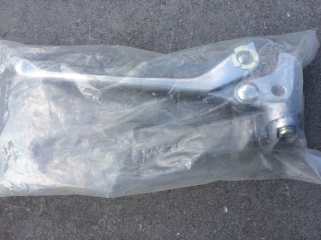 Harley koppelings/remhendel, alu. voor 25,4mm stuur, nieuw, (5/16