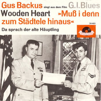 Gus Backus – Wooden Heart (1960) - 0