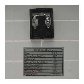 Zonnepaneel 12V 20W - 2