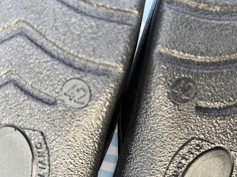 Pantoffels / sloefen, Dream by FLY PLOT, zwart leder, maat 42, nieuw - 3