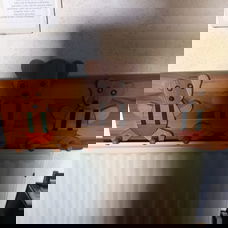 foto, album NIEUW, Kinderkapstok zeer degelijk, 6 haakjes - afm: 70 x25