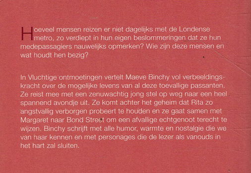 Maeve Binchy = Vluchtige ontmoetingen - 1