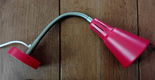 Vintage wandlamp Ikea Kvart typ V0401 - rood - rode - 2 - Thumbnail