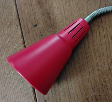 Vintage wandlamp Ikea Kvart typ V0401 - rood - rode - 4