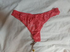 Roze dames string maatje S