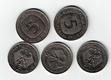 (1004) 5 munten marken Duitsland - 1 - Thumbnail