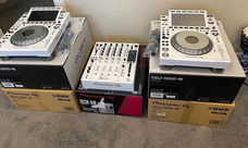 Pioneer CDJ-3000, DJM-A9, AlphaTheta Euphonia, Pioneer CDJ-2000NXS2, DJM-900NXS2, Pioneer DJM-V10