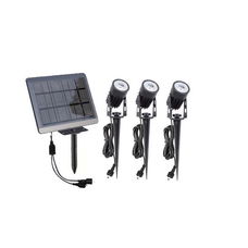 Solar tuinspots warm wit set van 3 stuks