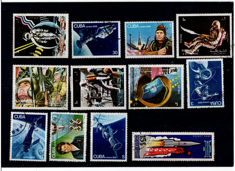 12 thema zegels ruimtevaart (1005) - 0