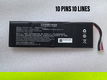 Hoogwaardige vervangbare batterij LAUNCH KPL944755-2S2P 6300mAh/47.88Wh 7.6V - 0 - Thumbnail