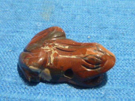 Hanger kikker van bonte jaspis - 0
