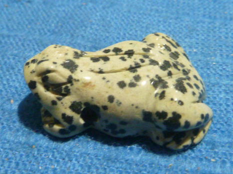Hanger kikker van dalmatier jaspis - 0