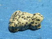 Hanger kikker van dalmatier jaspis - 1 - Thumbnail