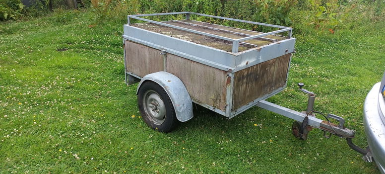 Bagage wagen met deksel - 0