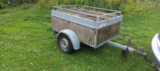 Bagage wagen met deksel