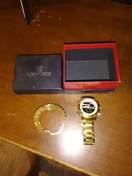 Naviforce heren pols horloge compleet met toebehoren - 6