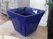 Grote bloempot - kobaltblauw - kobalt blauw (kleine mankementen) - 2 - Thumbnail