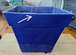 Grote bloempot - kobaltblauw - kobalt blauw (kleine mankementen) - 5 - Thumbnail