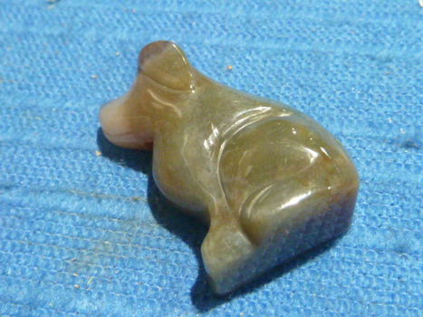 Hanger hond van agaat - 2