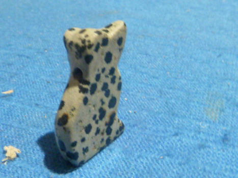 Hanger hond van dalmatier jaspis - 1