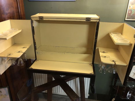 Uniek Retro/Vintage Likeur Bar/Kast geheel origineel - 2