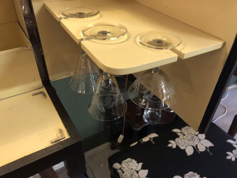 Uniek Retro/Vintage Likeur Bar/Kast geheel origineel - 4