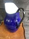 Grote Blauw Emaille Water of Bloemen Kan. - 6 - Thumbnail