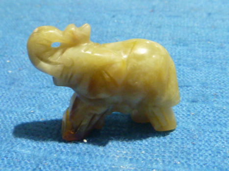 Hanger olifant van jade - 0