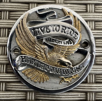 Harley live to ride, ride to live shovel & EVO inspectiecovers, point covers & tank doors cover. - 6