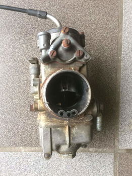 DELORTO PHM 38BS carburator ideaal voor harley shovelhead met kickstarter. - 2